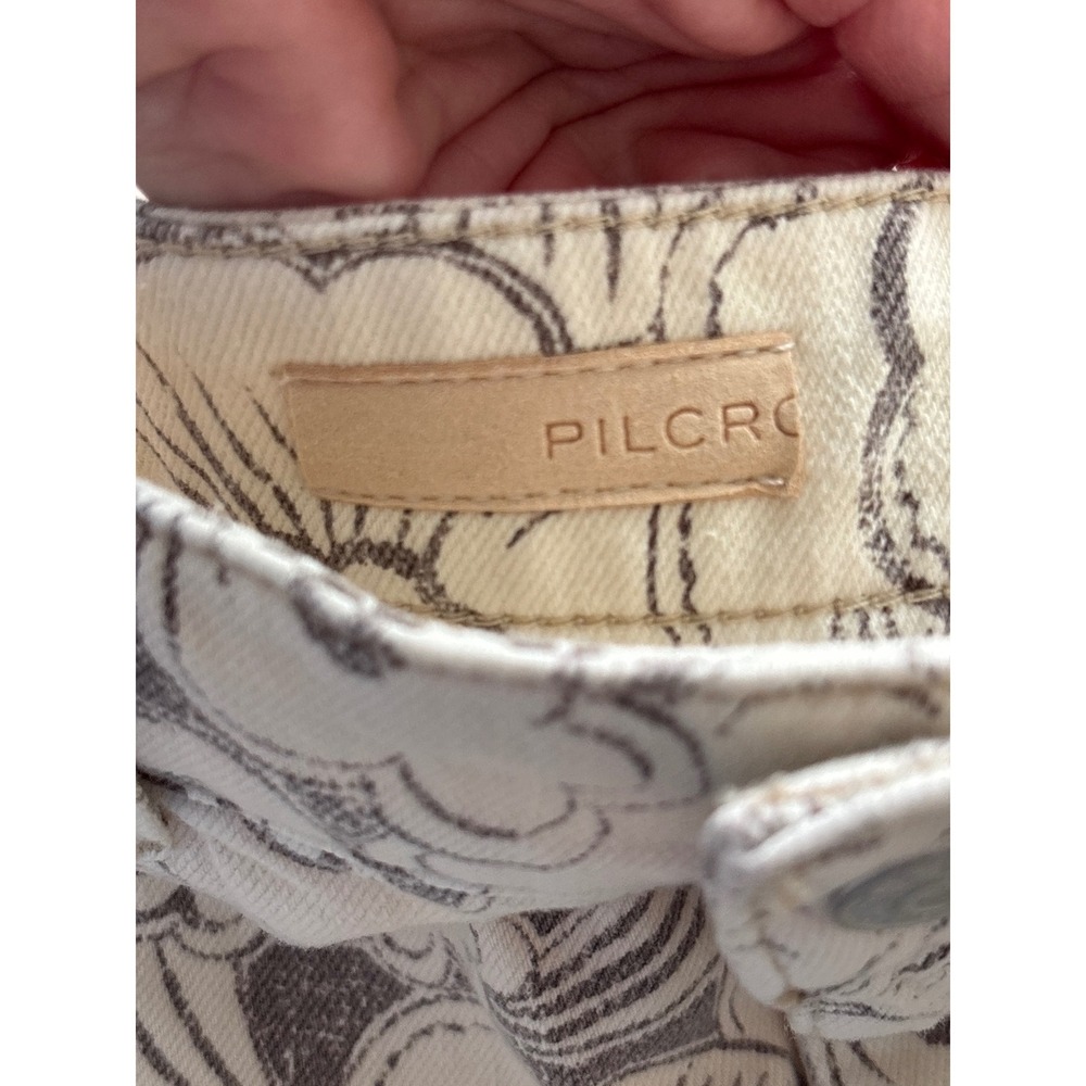 Pilcro Anthropologie‎ High Rise Dolphin Hem Floral Printed Shorts Size 28 - Picture 8 of 10